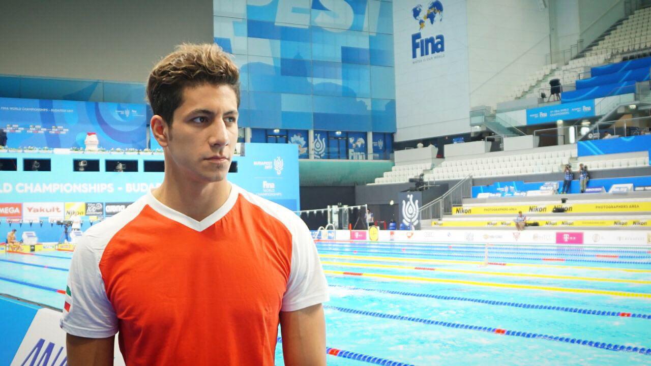نماینده شنای ایران در مسابقات جهانی بوداپست