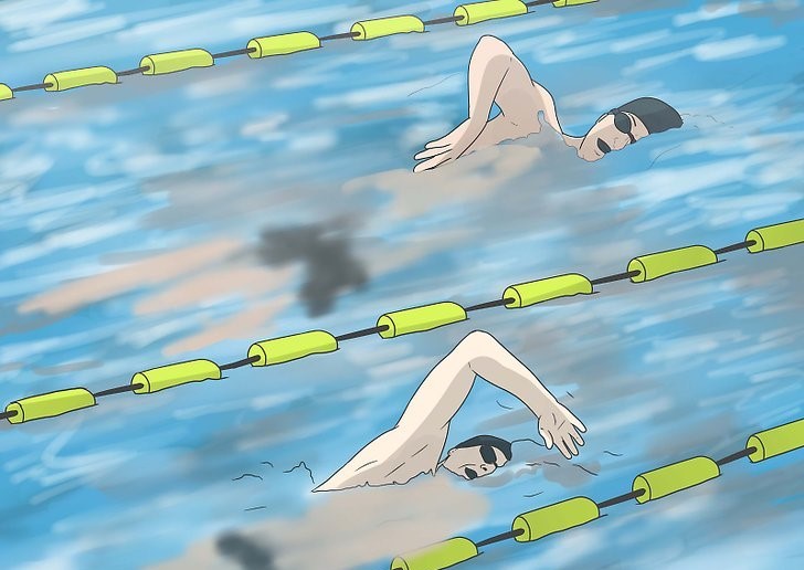 شنا با دوستان